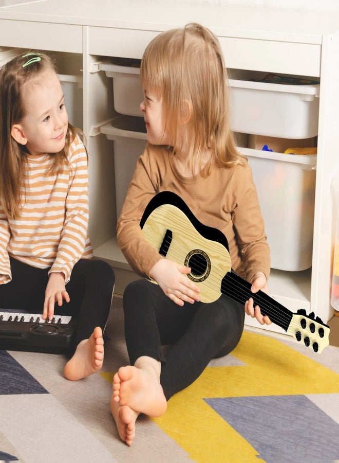 QDH Kids Toy Guitar 6 String,17 inch Guitar Baby Kids Cute Rhyme Developmental Musical Instrument Educational Toy for Toddlers - Image 2